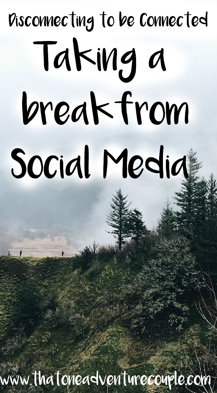 take a break from social media