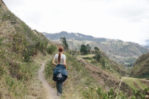 Hiking, Scenery, Quilotoa Loop, Ecuador