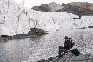 Pastoruri Glacier, Huaraz, Peru, Couple
