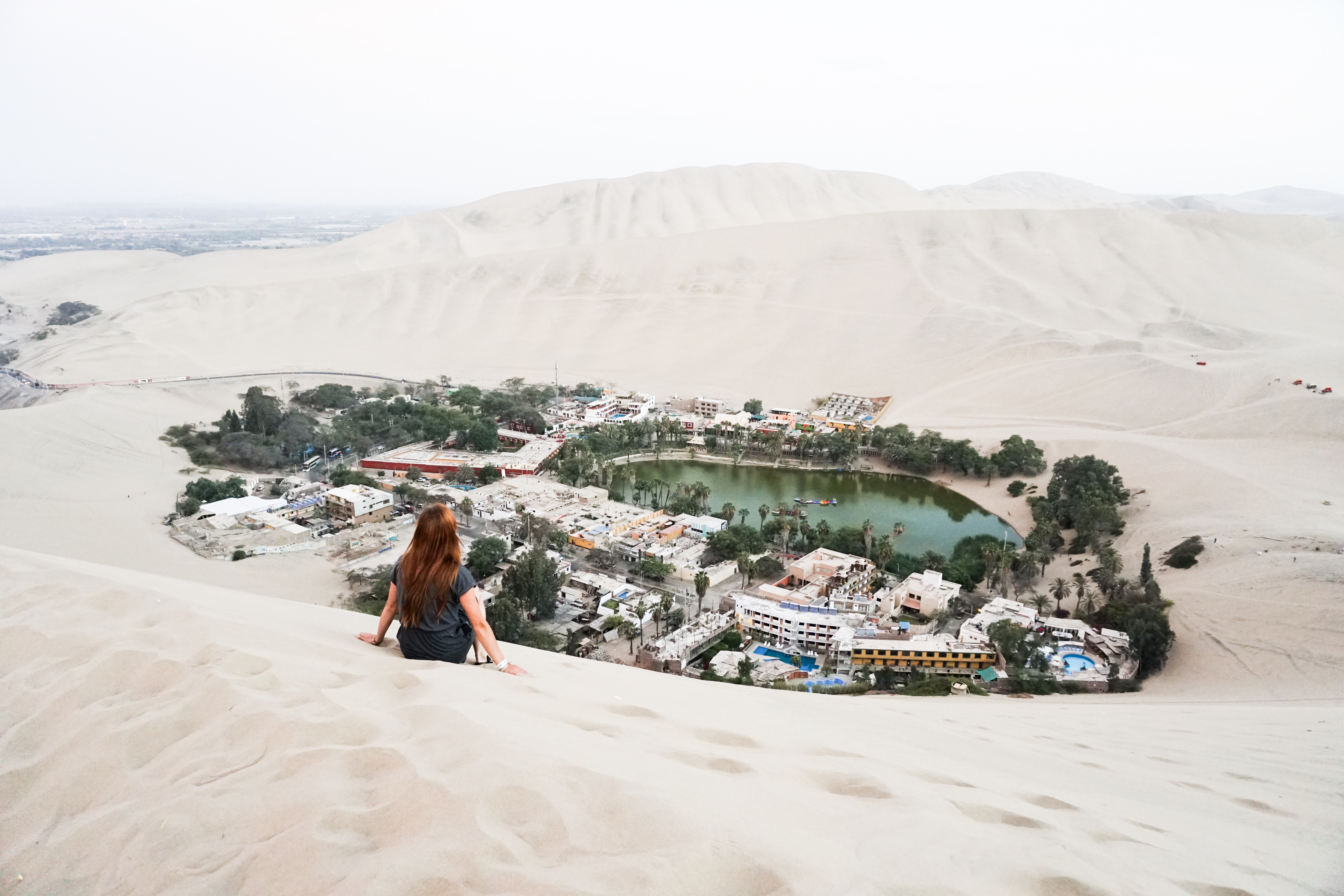 Peru, Sand Dunes, Huacachina, Oasis