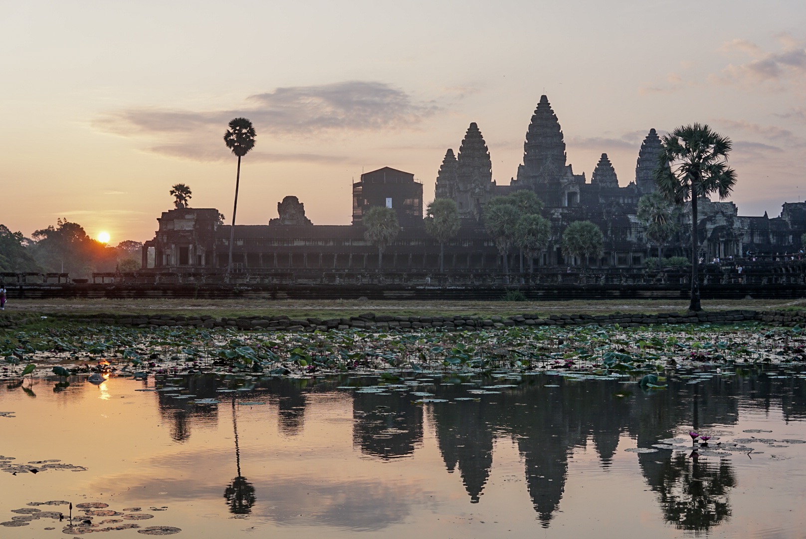 Angkor wat, sunrise, Cambodia