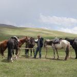 Horses, Trek, Mountains, Song Kul